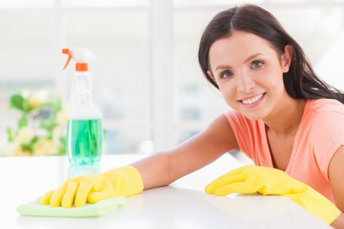 Cleaning a stained carpet in a Brondesbury home