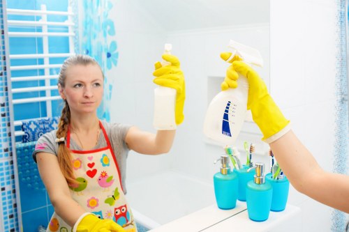 Carpet cleaning appointment being prepared at a residential property