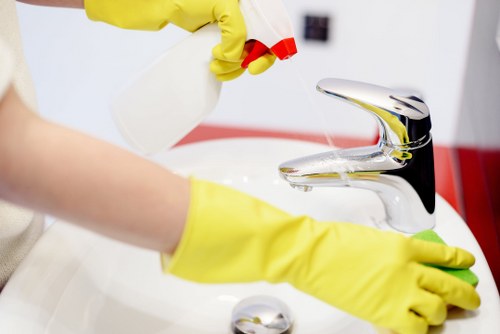 Insured carpet cleaners handling cleaning tasks with care