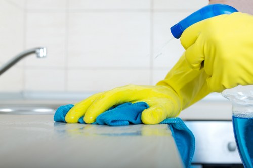 Deep cleaning a fabric sofa in Brondesbury